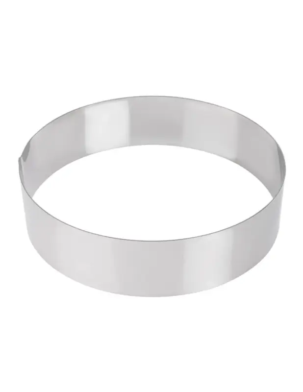 Cercle à mousse inox De Buyer 240 x 60mm Top Vente