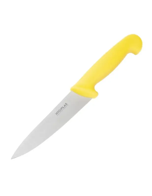Couteau de cuisinier Hygiplas jaune 160mm Usine Directe