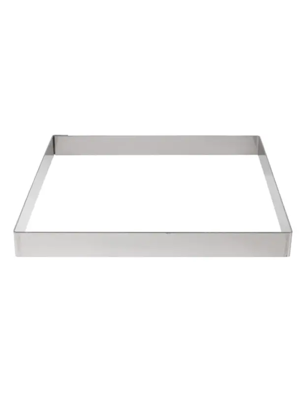 Cercle à tarte carré inox De Buyer 200 x 20mm Dernière Chance