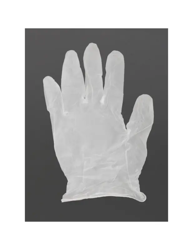 Certifié Gants en vinyle non poudrés Hygiplas M (lot de 100)