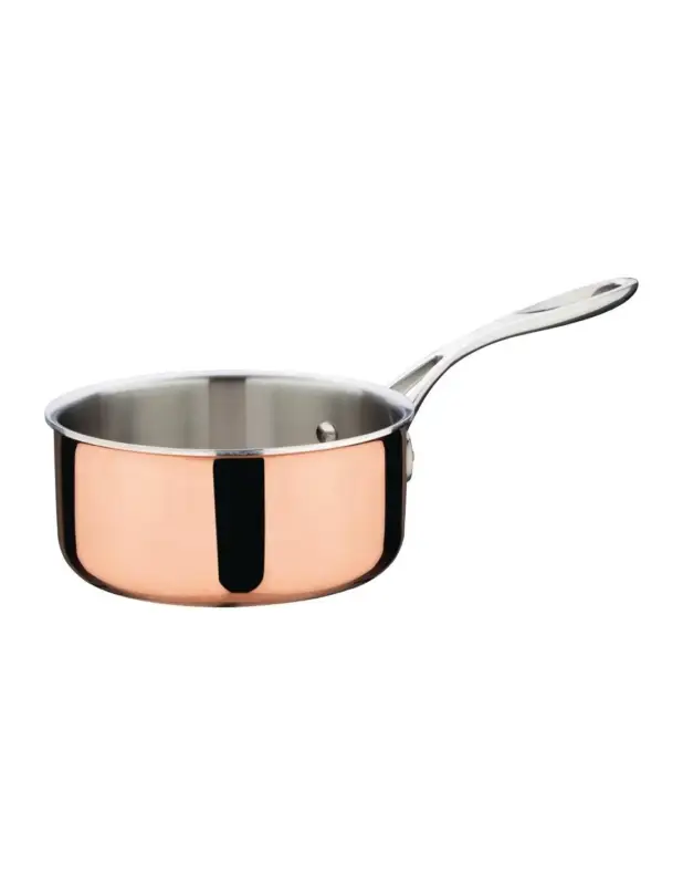 Réduction Casserole triple paroi cuivre induction Vogue 160mm