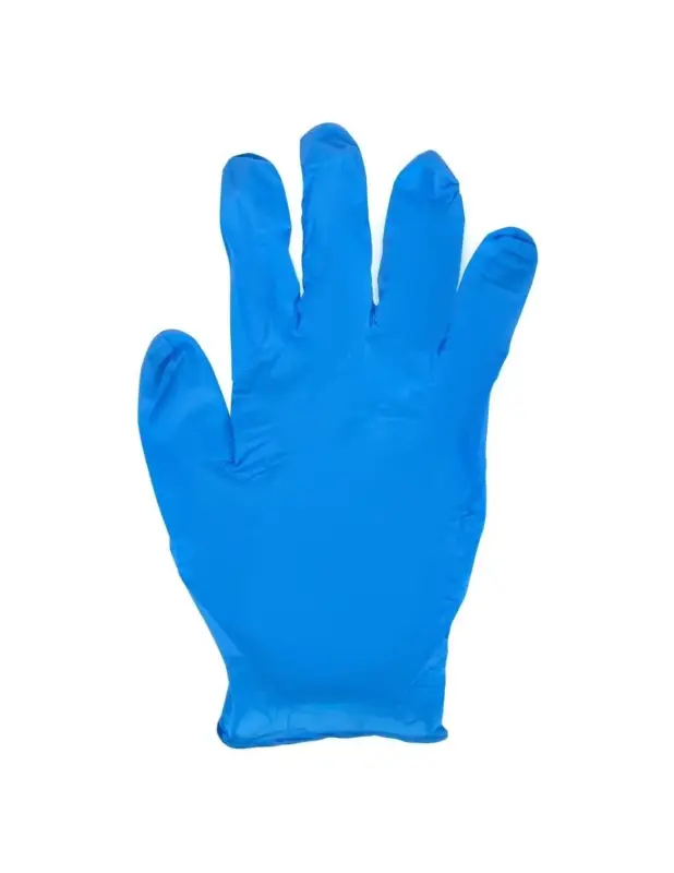 Must-Have Gants en nitrile non poudrés bleus L (Lot de 100)