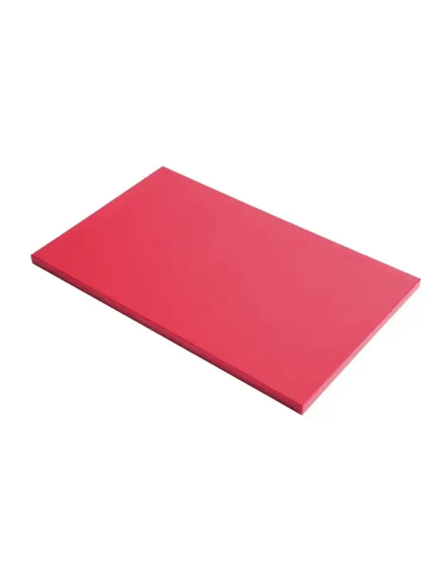 Prix Bas Planche à découper GN 1/2 en polyéthylène haute densité Gastro Mrouge