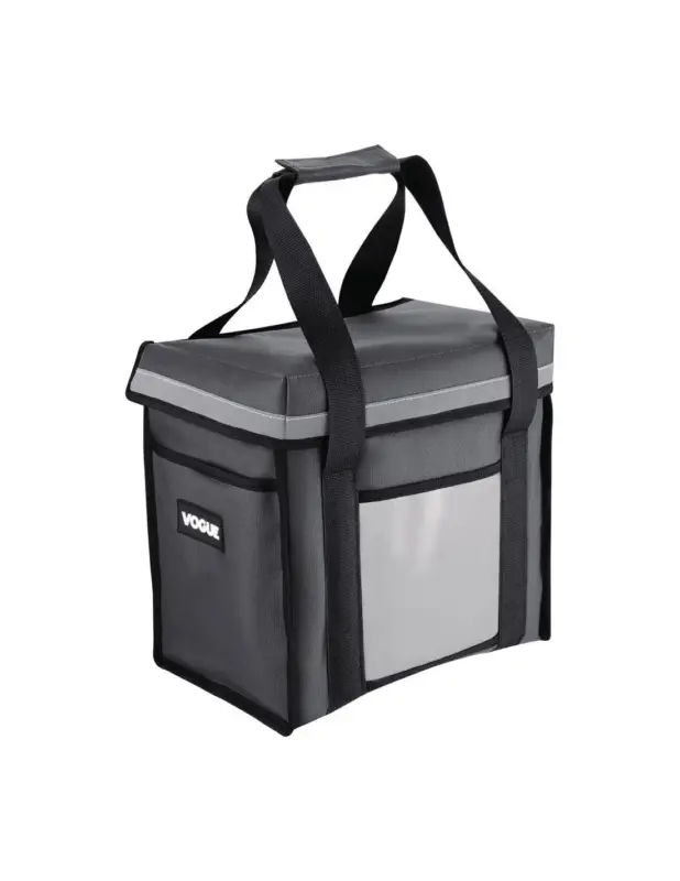 Sac de livraison isotherme chargement par le haut Vogue gris 330 x 230 x 330 mm Prix Cassé