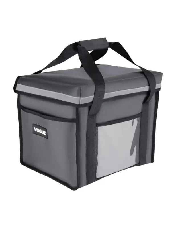 Acheter En Ligne Sac de livraison isotherme pliant Vogue gris 305 x 380 x 380 mm