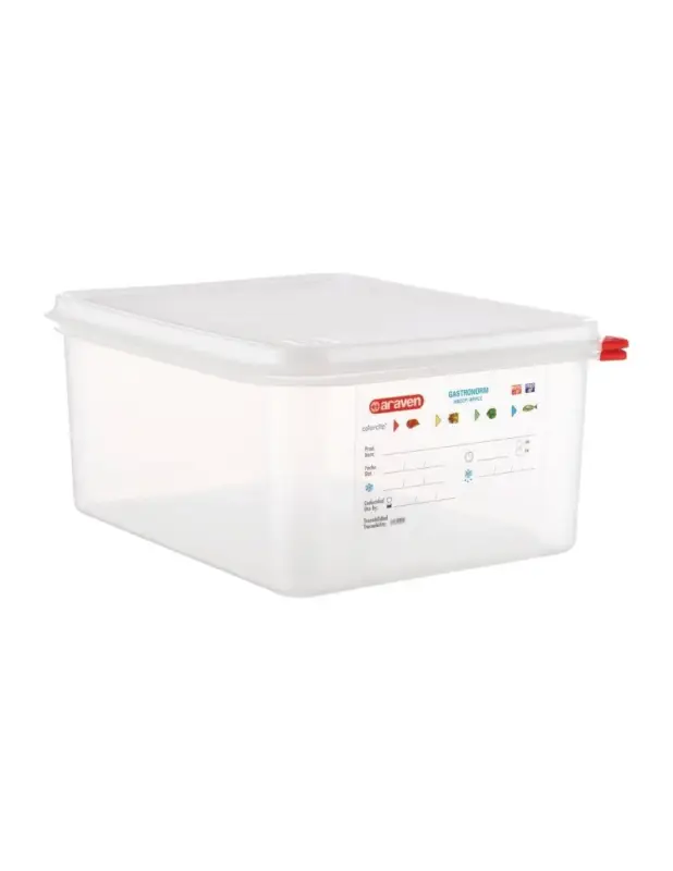 Jusqu’à Épuisement Des Stocks Boîte alimentaire GN1/2 Araven 12,5L (Lot de 4)