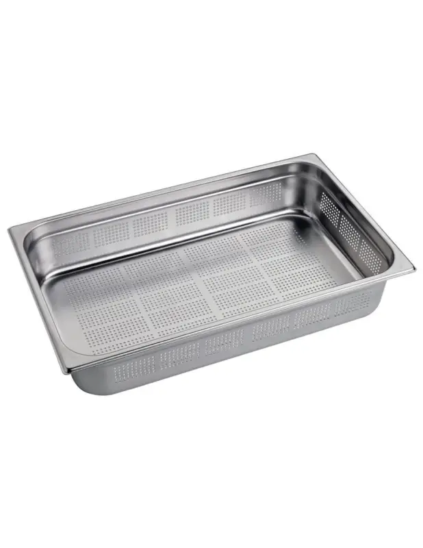 Bac inox perforé GN1/1 Gastro M 100mm Achetez Aujourd’hui