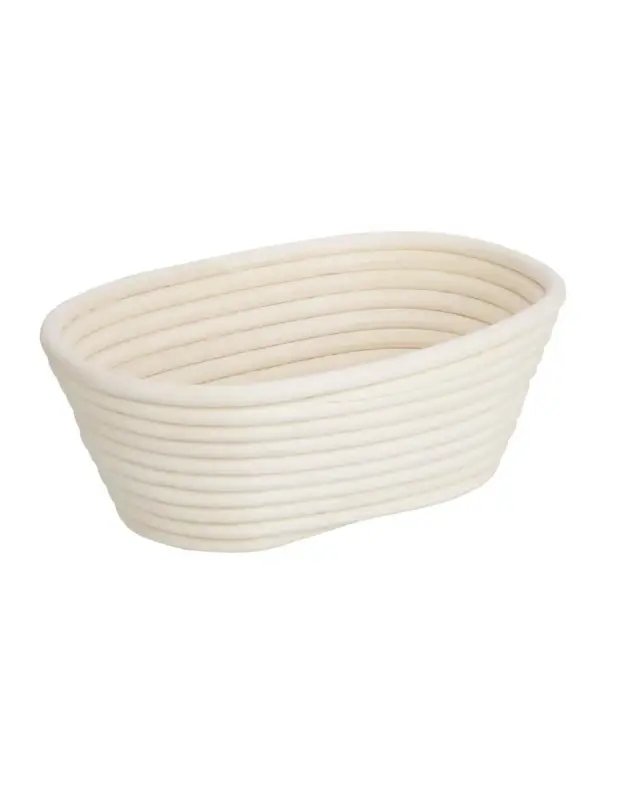 Retour Gratuit Panier de fermentation ovale en rotin Vogue 210x150x80mm