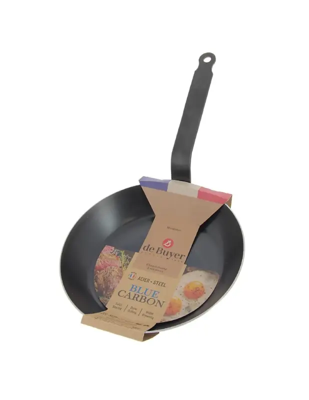Poêle en tôle bleuie De Buyer 240mm Soldes
