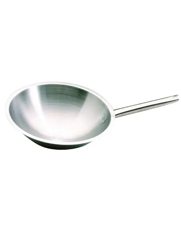 Wok en inox Matfer Bourgeat Tradition Plus 350mm Affaire À Saisir