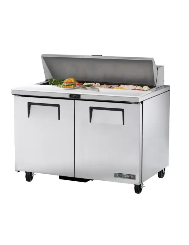 Comptoir de préparation 2 portes True 340L TSSU-48-12-HC Petit Prix