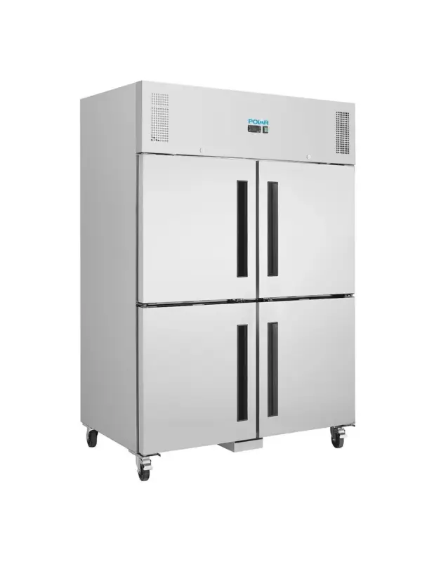 Armoire réfrigérée positive double 2 portillons GN 2/1 Polar Série G Dernière Chance