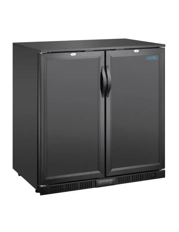 Produit De Marque Arrière-bar deux portes pleines Polar Série G 850mm 198L