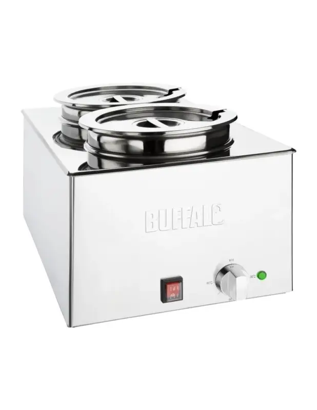 Bain-marie avec pots ronds Buffalo Meilleur Choix