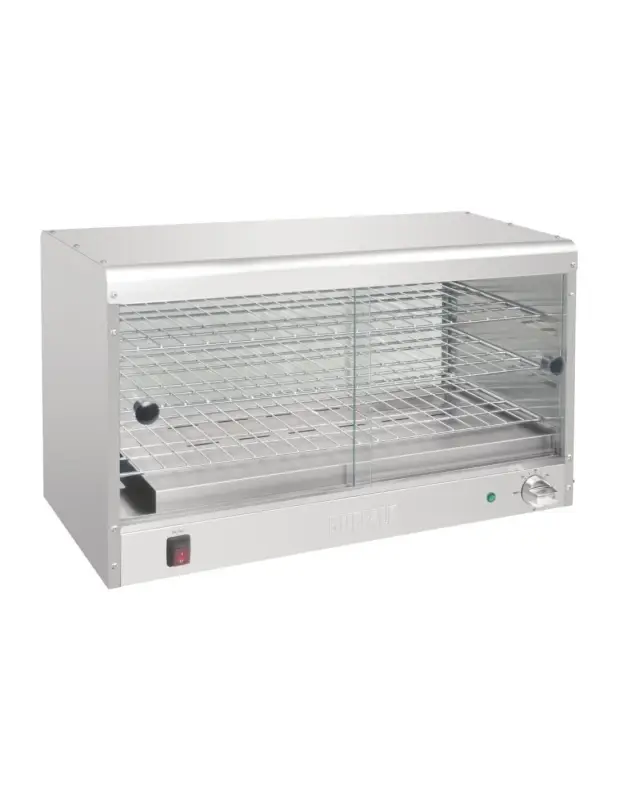 Vitrine chauffante économique Buffalo – Capacité 60 tourtes Réduction