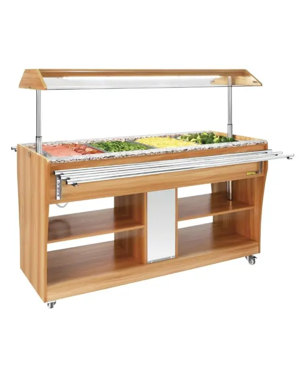 Buffet central chauffant Buffalo Marque