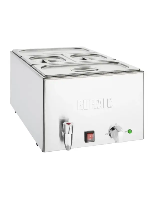 Bain-marie avec robinet et bacs Buffalo Offre Limitée