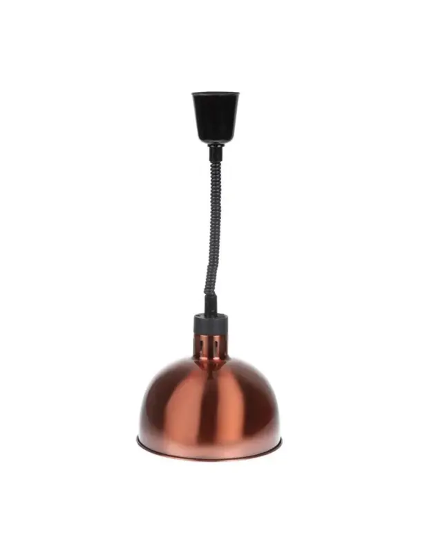 Livraison Express Lampe chauffante dôme rétractable Buffalo finition cuivre