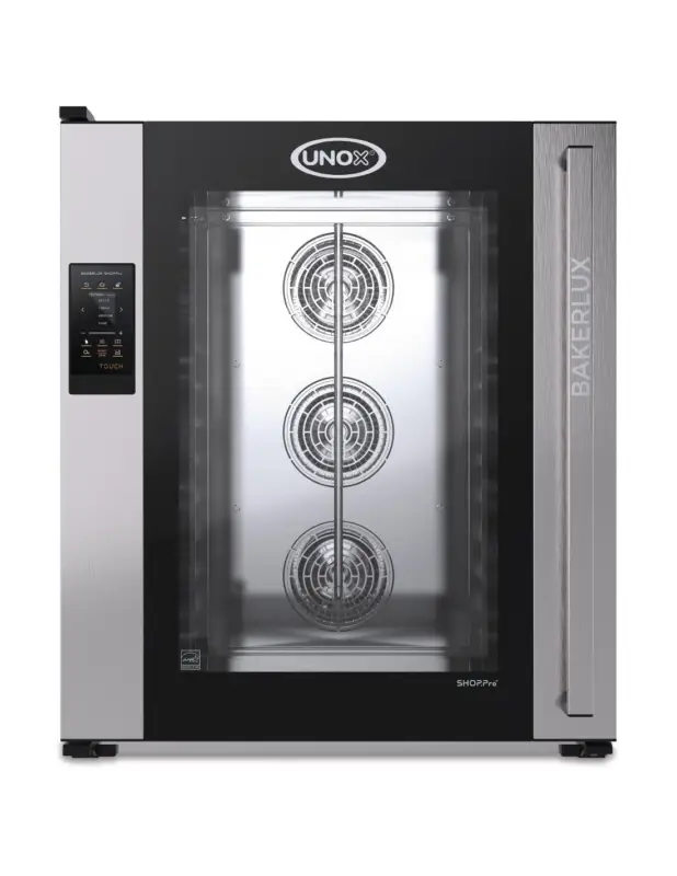 Four à convection avec humidificateur Unox Bakerlux SHOP Pro Camilla Matic Touch 10 plaques 600X400mm Produit De Marque