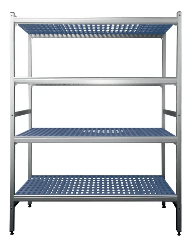 Achat Immédiat RAYONNAGE ALUMINIUM ECO 4 NIVEAUX. CLAYETTES POLYPROPYLENE 8 X LONGERON COMPLET L-1333 MM -H * 185580 8 X LONGERON COMPLET L-141