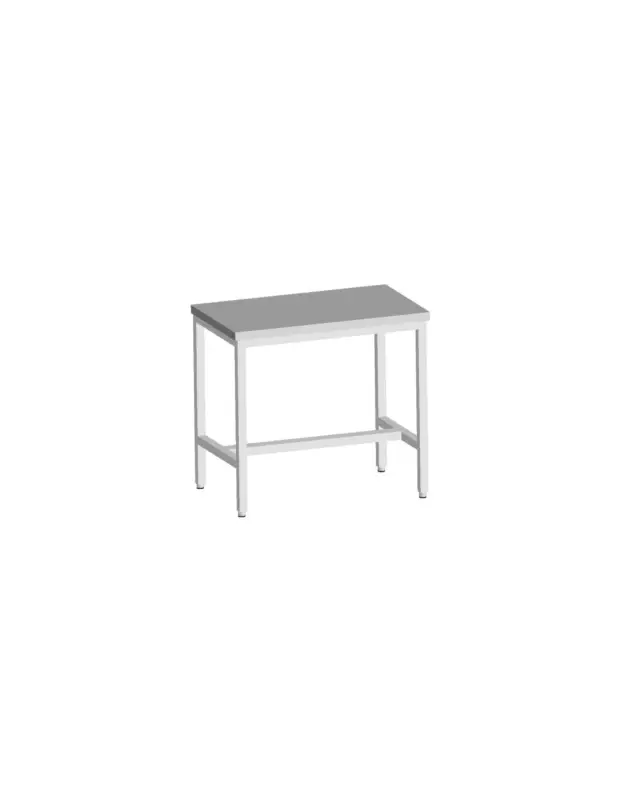 Vente Flash TABLE INOX 304 SOUDEE CENTRALEL (en mm) : 1 000 – P (en mm) : 800 H (en mm) : 850