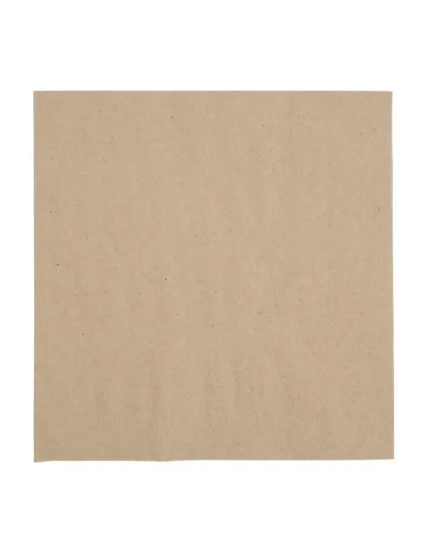 Achat Immédiat Serviettes snacking recyclées 2 plis pliage 1/4 Fiesta Recyclable 330mm kraft (lot de 2000)