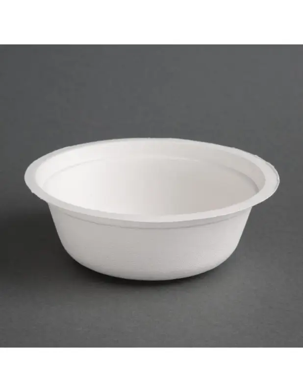 Achat Immédiat Bols ronds compostables en bagasse Fiesta Compostable 350ml (lot de 50)
