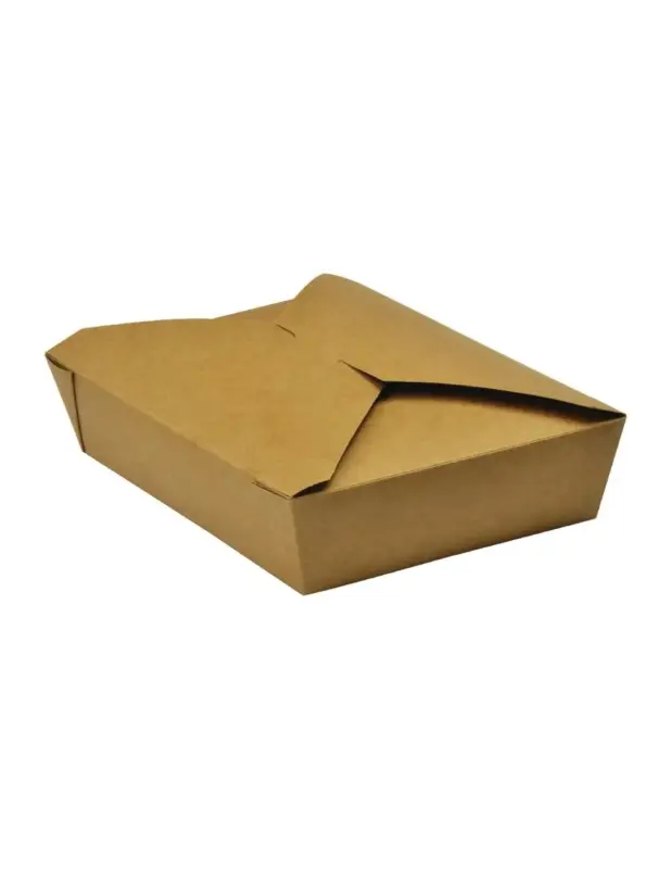 Authentique Boîtes alimentaires en carton compostable Vegware No.2 1500ml (lot de 280)