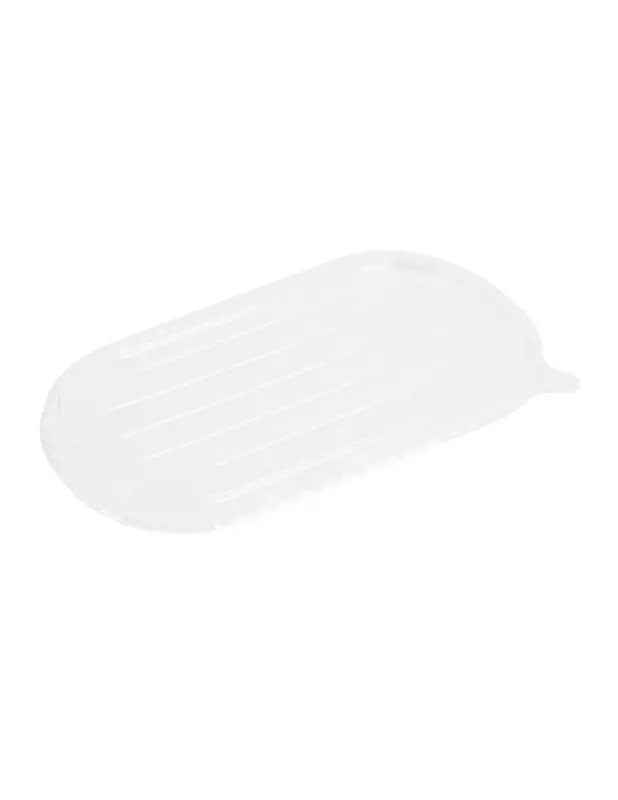Couvercles PET pour barquettes ovales en bagasse Fiesta Recyclable Prix Promo