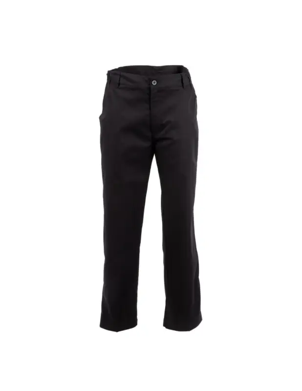 Authentique Pantalon de cuisine mixte Chef Works Professionnel chevrons noirs M