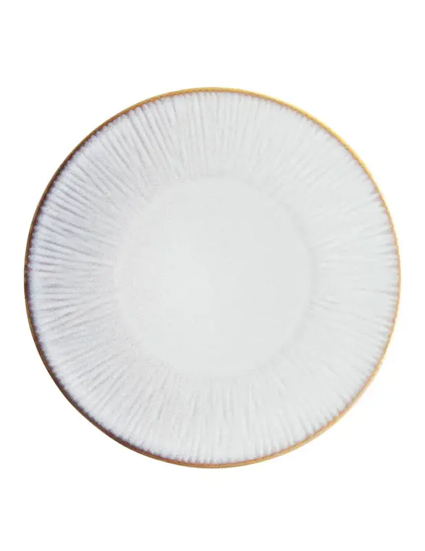 Acheter Direct Assiettes plates Olympia Drift en relief gris 280mm (lot de 4)