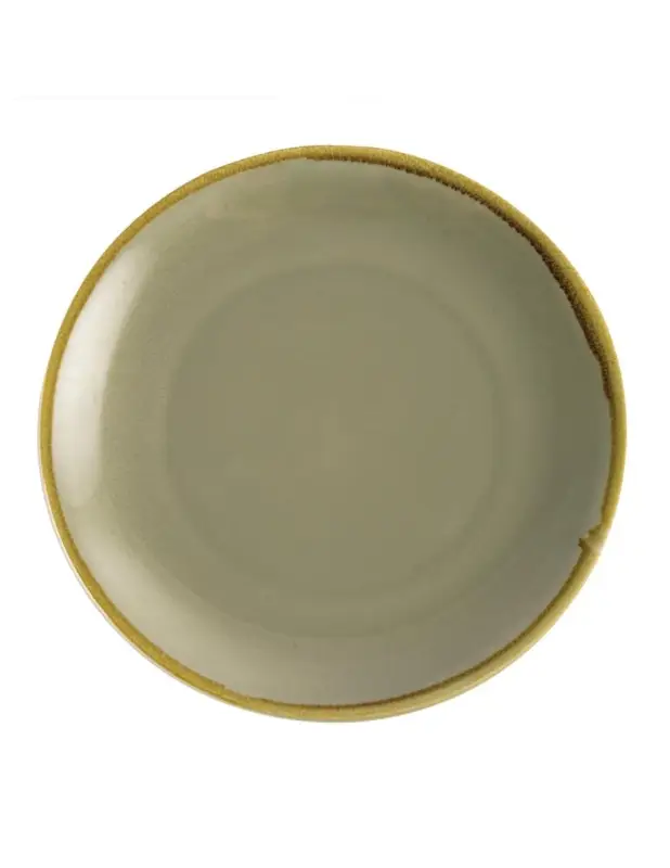 Acheter Direct Assiette plate ronde couleur mousse Olympia Kiln 280mm (Lot de 4)