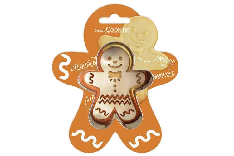 Emporte pi&egrave;ce Scrapcooking avec embosseur bois – Plusieurs formes No&euml;l Commander Vite