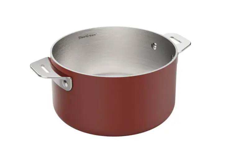 Casserole Cookut La Merveilleuse 20cm en acier inoxydable Steel Green&reg; Vente Directe