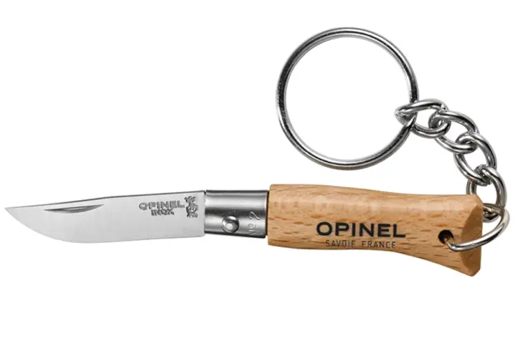 Commande En Gros Couteau pliant Opinel Tradition Inox Porte-cl&eacute;s n&deg;02 lame 3,5cm manche h&ecirc;tre