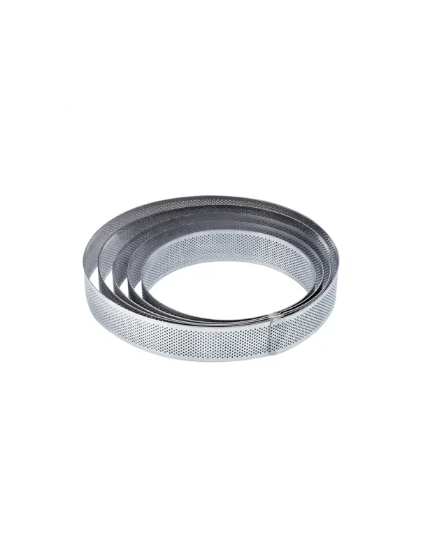 170x35mm – Moule acier inoxydable micro perforés – Pavoni Italia Crostate Expédition Rapide