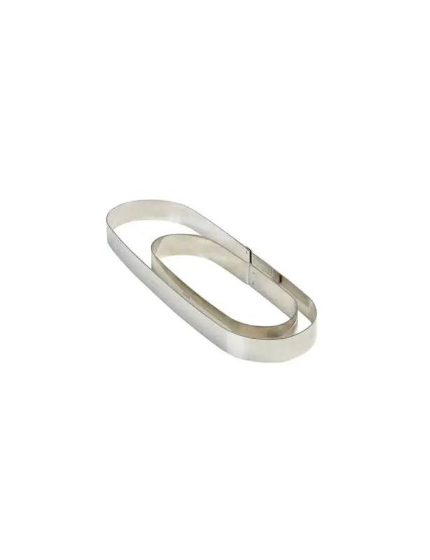 180x60x20mm – Moule ovale en acier inoxydable – Pavoni Italia Crostate Paiement Sécurisé