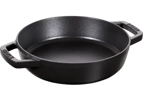 Bon Marché Sauteuse en Fonte 20 cm Noir Mat 1,3 l