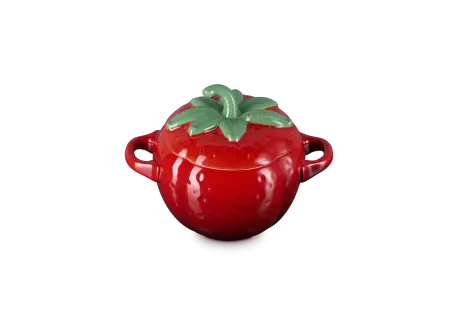 Acheter Direct Fraise Mini Cocotte en Céramique Ronde 58 cl Rouge et Vert