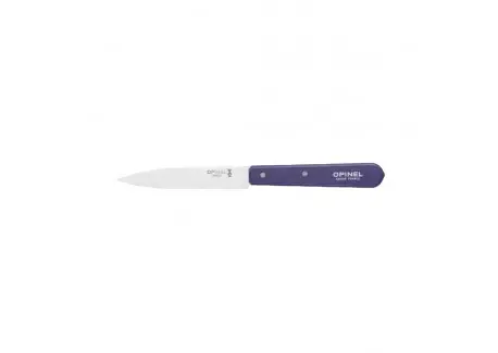 Achat Immédiat N°112 Couteau Office Lame en Inox 10 cm Manche en Bois Mauve Violet