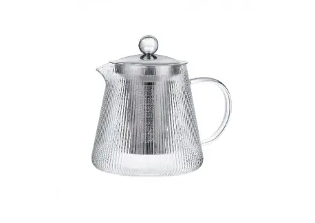Achat Immédiat DarjeelingThéière en Verre avec Filtre Inox 0,8 L