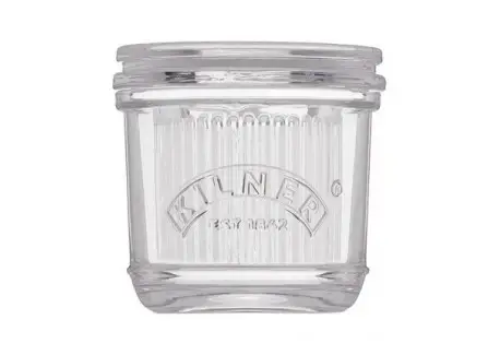 Prix Bas Beurrier Breton à Eau Verre Transparent Rond 10x10x9 cm