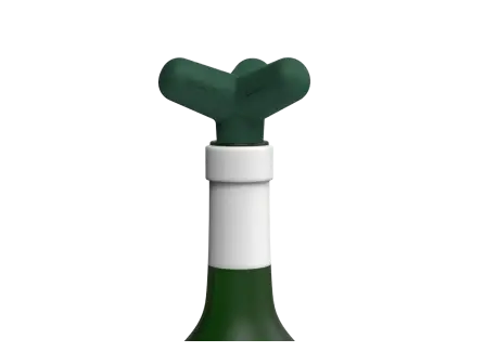 Commander Vite Spark Bouchon Universel pour Bouteille Silicone Recyclé Vert Fougère