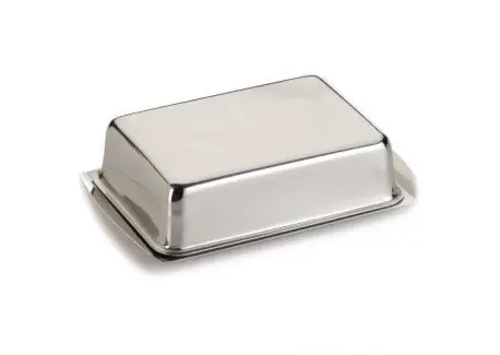 Beurrier en Inox 10×16 cm (250 g de Beurre) Meilleur Choix