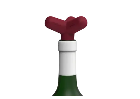 Bon Marché Spark Bouchon Universel pour Bouteille Silicone Recyclé Rouge Passion