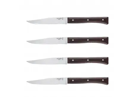 Coffret Couteaux de Table « Facette » Frêne Sombre 4 pcs Meilleur Prix
