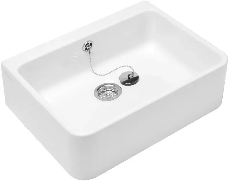 Villeroy & Boch O.novo – Évier en céramique pour plan de travail, 50×41 cm, CeramicPlus, blanc alpin 632100R1 Prix Promo