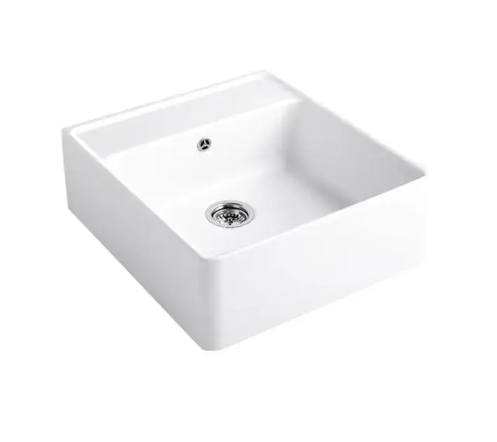 Villeroy & Boch – Évier en céramique 63×60 cm avec vidage, CeramicPlus, blanc alpin 632062R1 Offre Spéciale