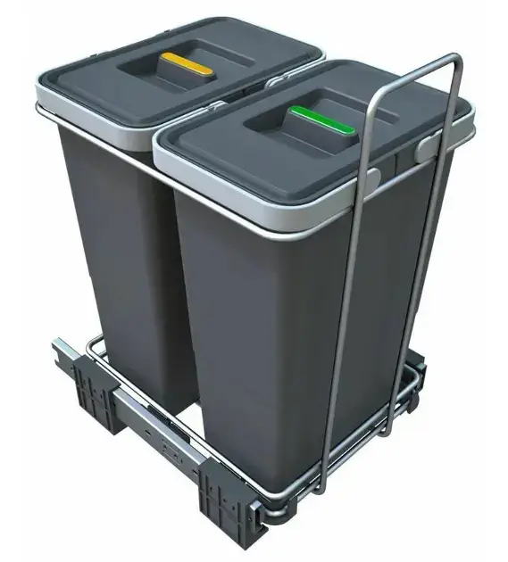 Elletipi Ecofil – Poubelle intégrée, divisée, 16 l PF01 34C2 Meilleure Vente