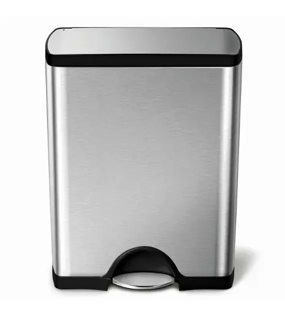 Simplehuman – Poubelle 50 l, inox CW1816 Livraison Gratuite